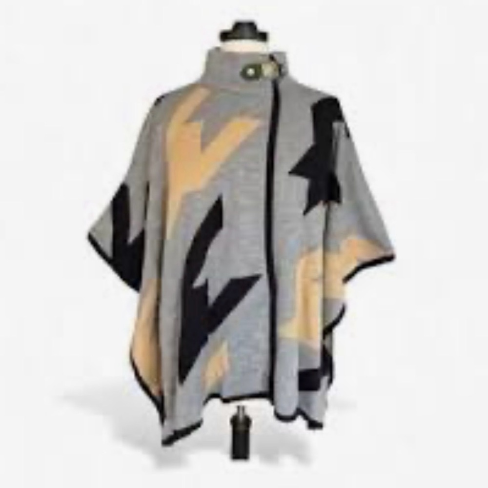 Anne Klein Gray and Black Wrap